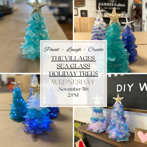 THE VILLAGES SEA GLASS HOLIDAY TREES-NOV 5TH,2PM