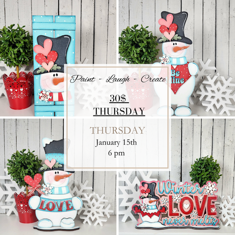 30$ THURSDAY-JAN 15TH,6PM