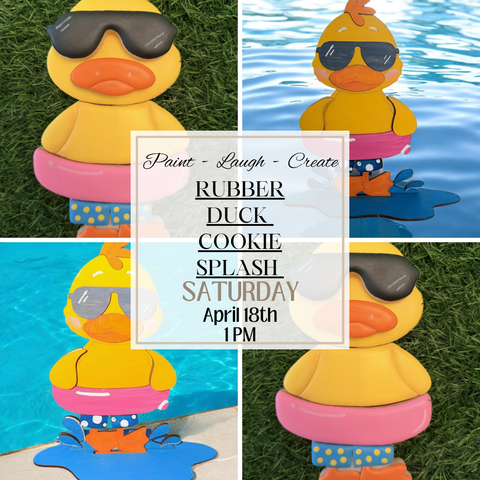 RUBBER DUCK COOKIE SPLASH-APR 18,1PM