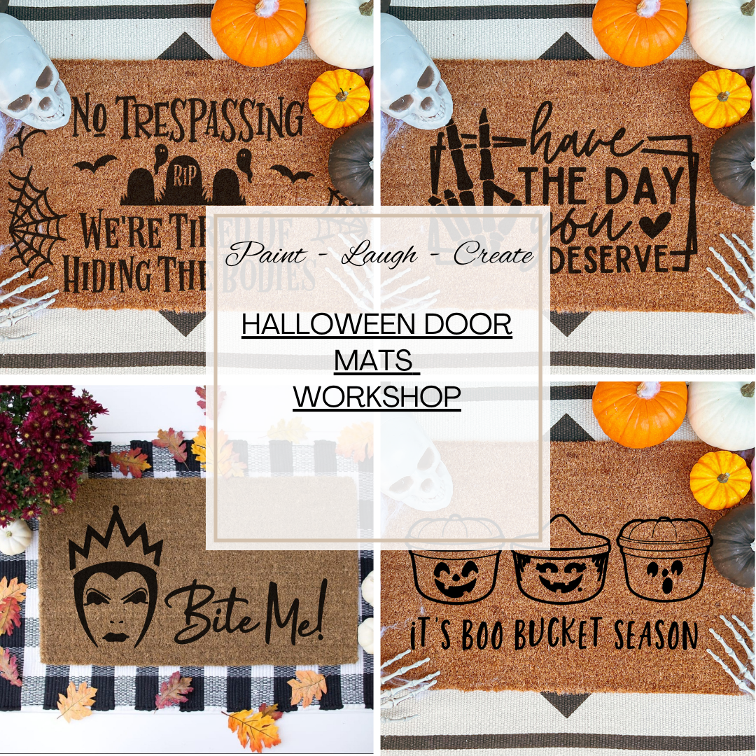 HALLOWEEN DOOR MATS-OCT 11TH,1PM