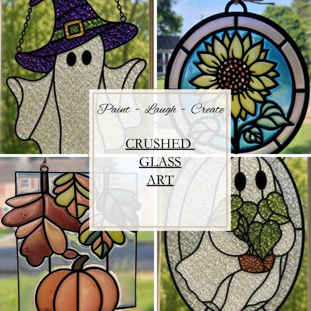 CRUSHED GLASS ART-OCT 17TH,1PM
