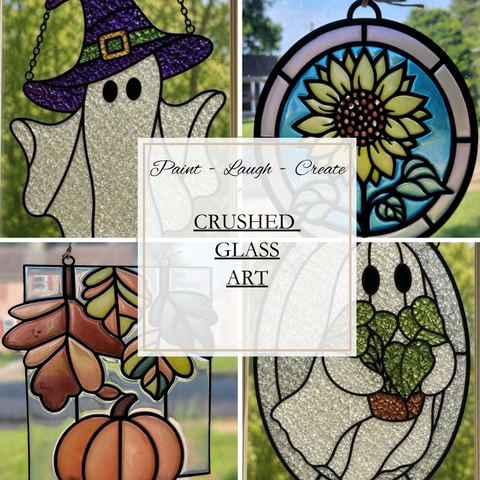 CRUSHED GLASS ART-OCT 17TH,1PM