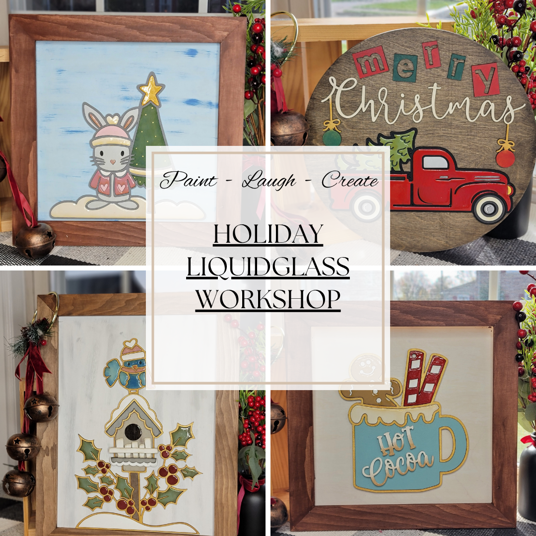 HOLIDAY LIQUID GLASS-NOV 7TH,10AM