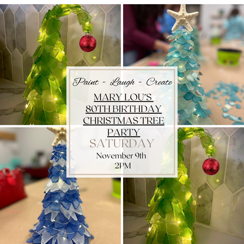 MARY LOU'S 80TH CHRISTMAS TREE PARTY-NOV 9TH,2PM