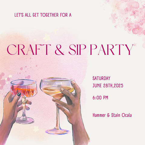 CRAFT & SIP-JUN 28TH,6PM