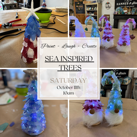 SEA GLASS TREES-OCT 11TH,10AM