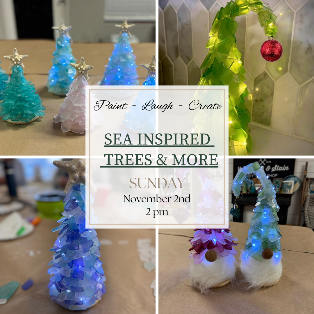 SEA INSPIRED TREES & MORE-NOV 2ND, 2PM