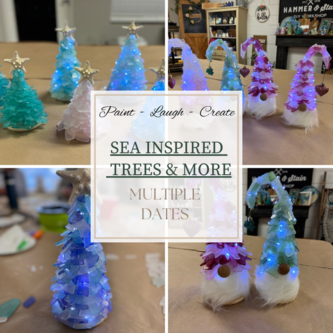 SEA GLASS TREES & MORE-JAN 17TH,6PM