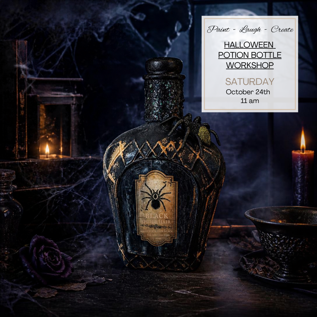 HAUNTED POTION BOTTLES-OCT 24TH,11AM