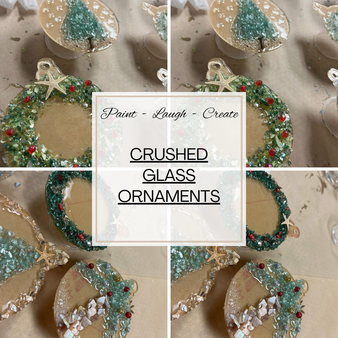 CRUSHED GLASS ORNAMENTS-NOV 7TH,1PM