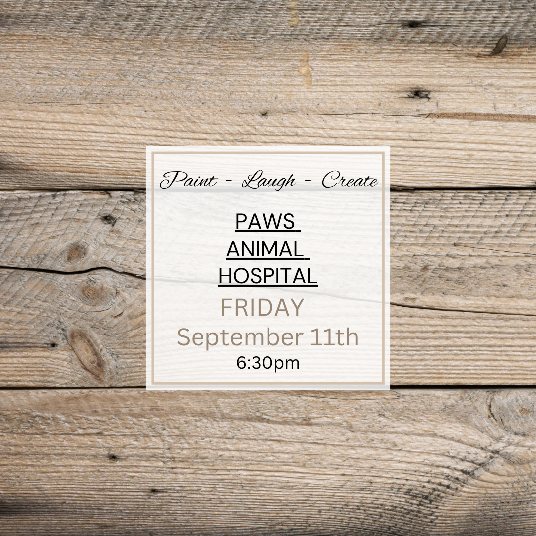 PAWS ANIMAL HOSPITAL-SEP 11TH,6:30PM