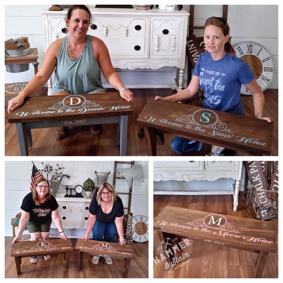 TEAM BUILDING FARMHOUSE BENCHES