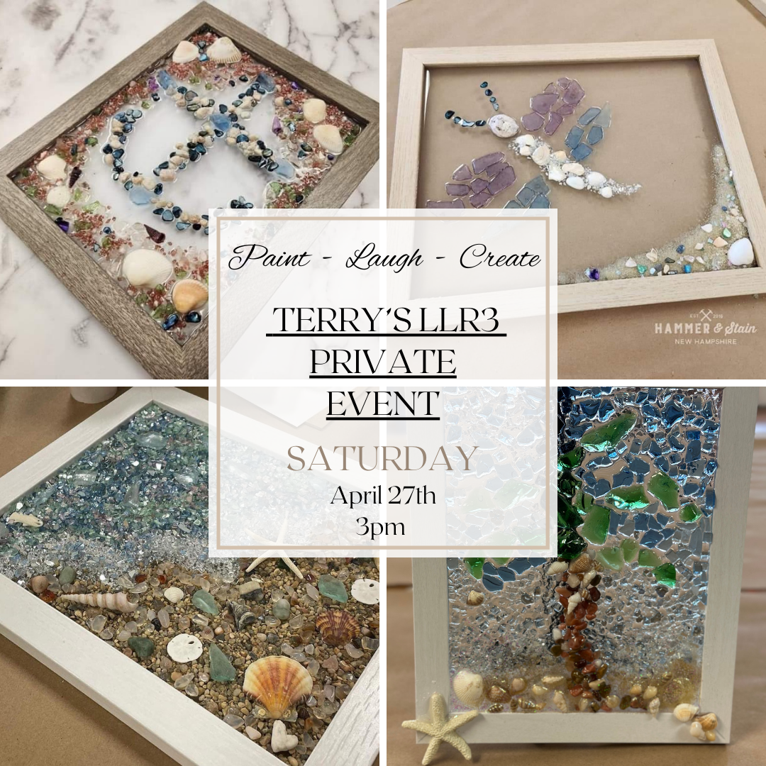 TERRY'S RESIN FRAME PRIVATE PARTY-APR 27TH,3PM