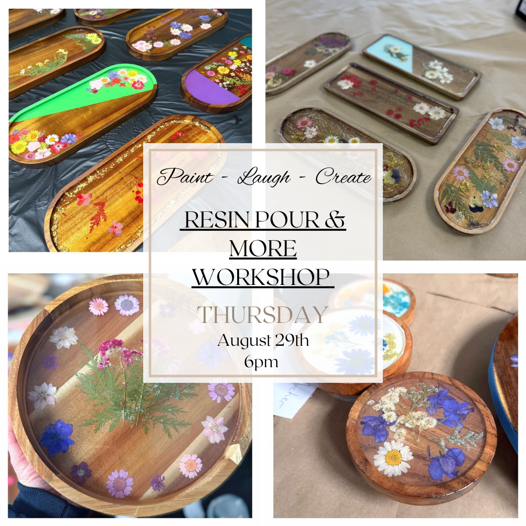 RESIN POUR AND MORE-APR 26TH,6PM