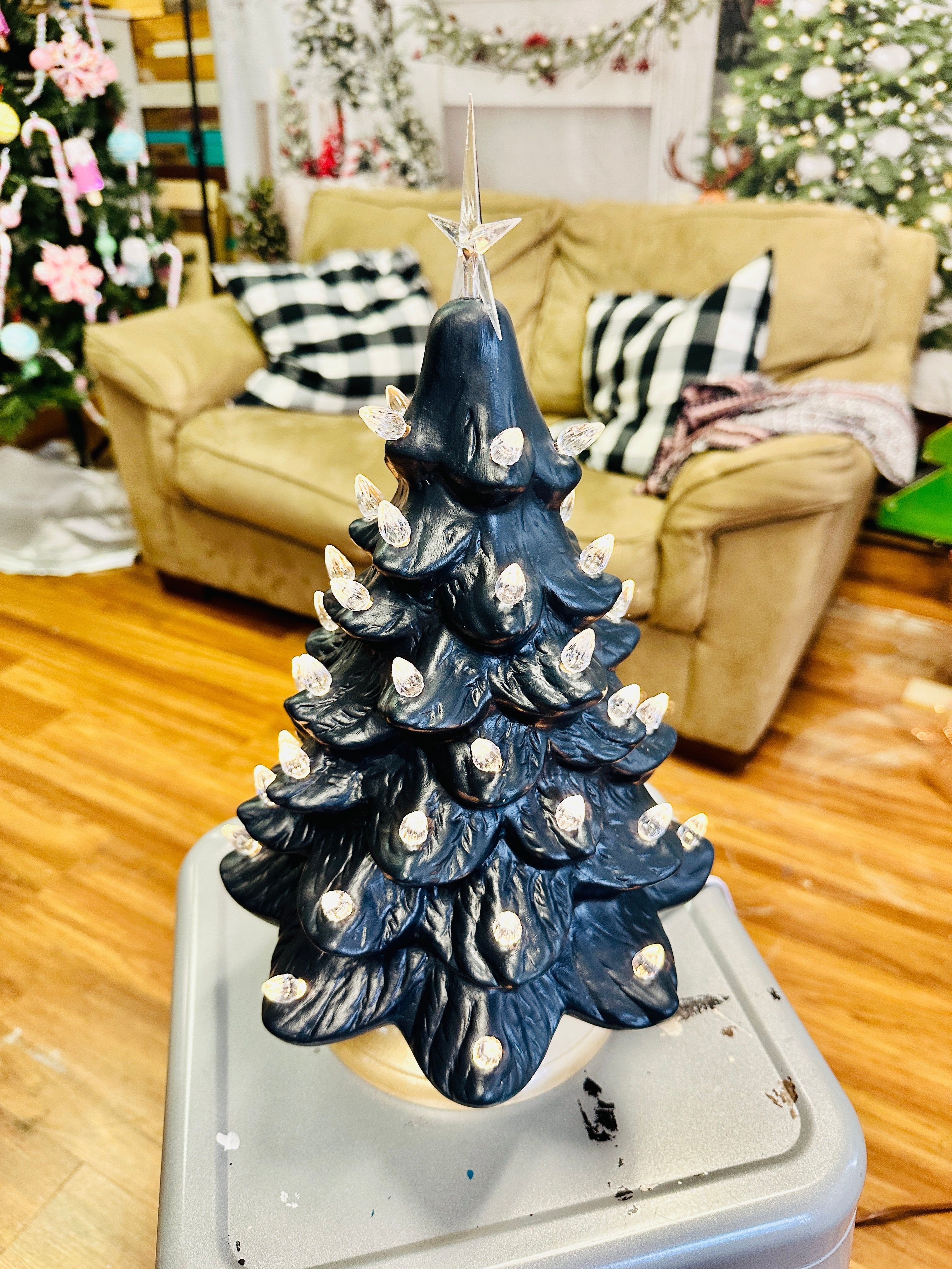 CHRISTMAS TREES CERAMIC  PRE-ORDERS TILL OCT 26TH