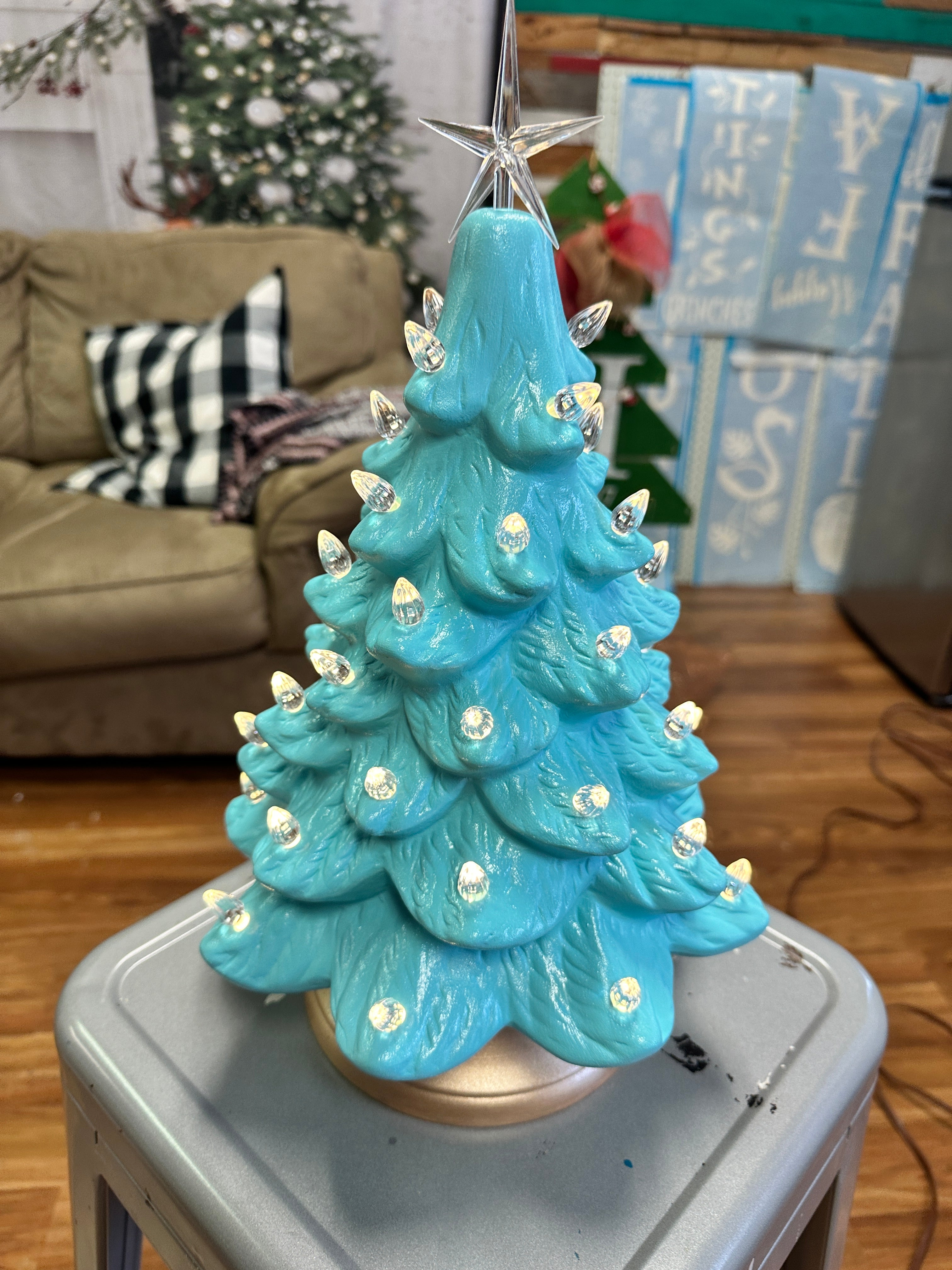 CHRISTMAS TREES CERAMIC  PRE-ORDERS TILL OCT 26TH
