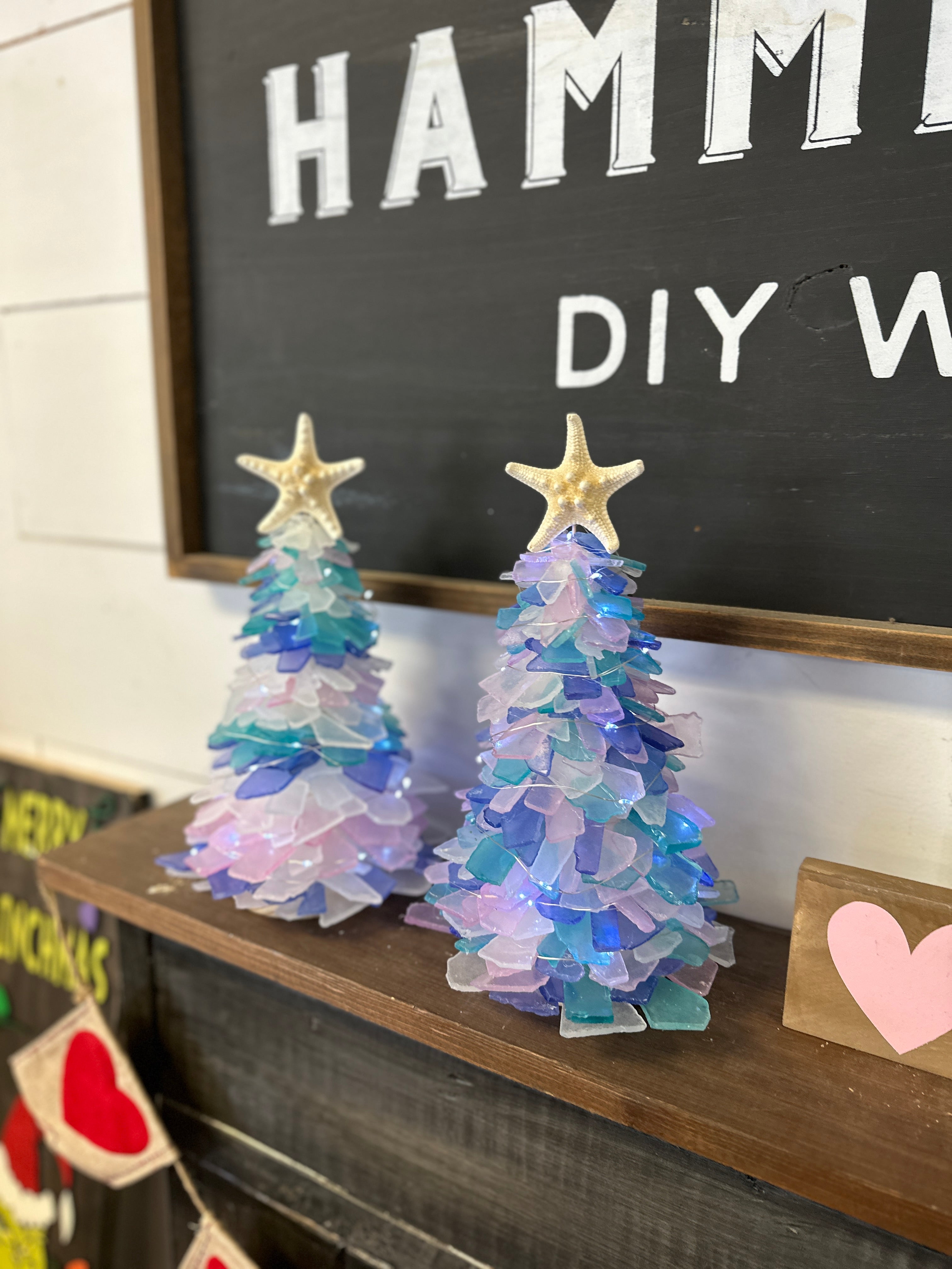 TUMBLED SEA GLASS HOLIDAY TREES-NOV 15TH,2PM