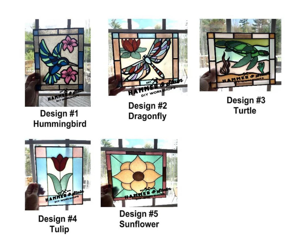 STAINED GLASS INSPIRED WORKSHOP-AUG 3RD,2PM