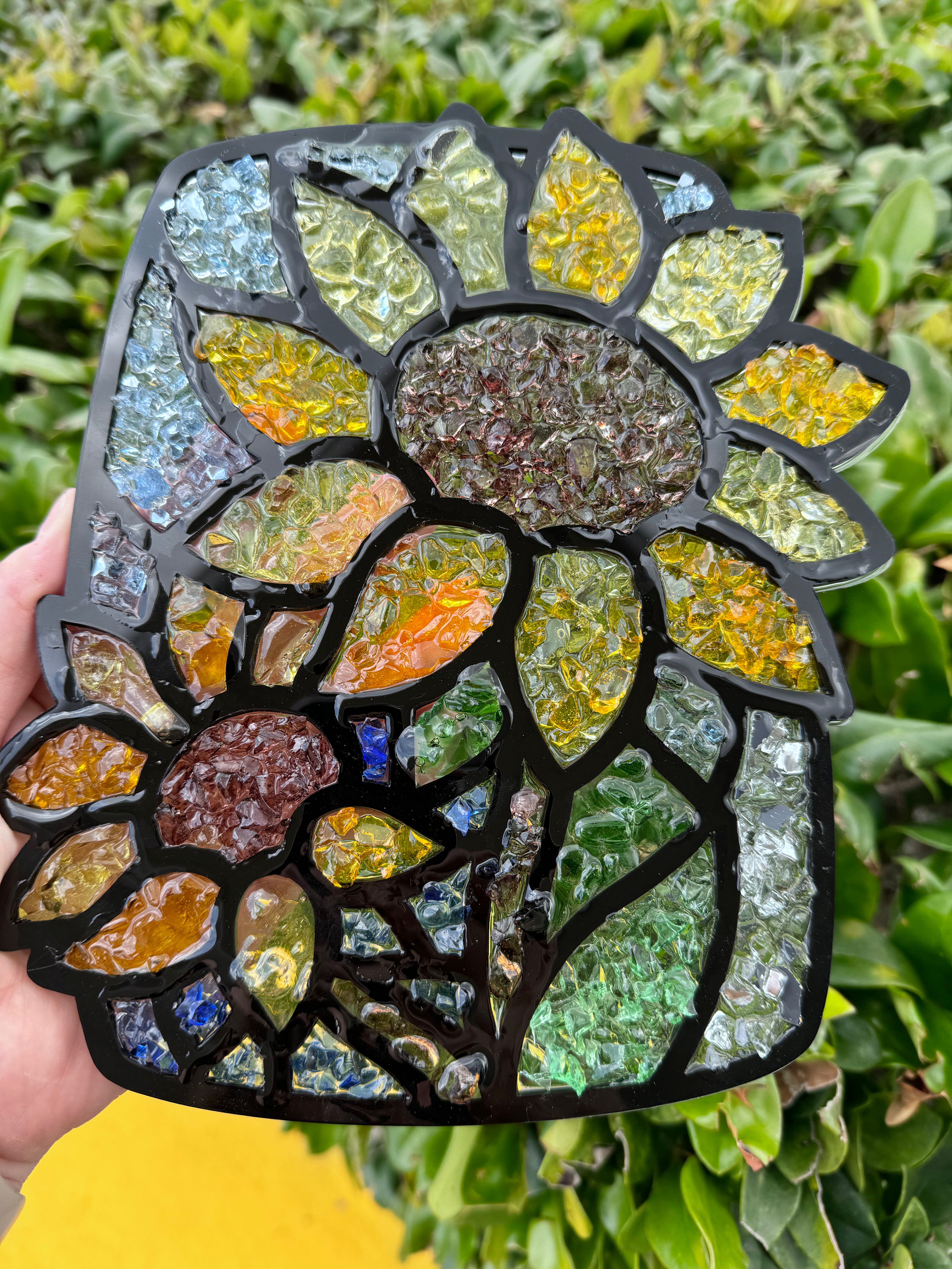 RESIN & CRUSHED GLASS-MAY 23RD,1PM
