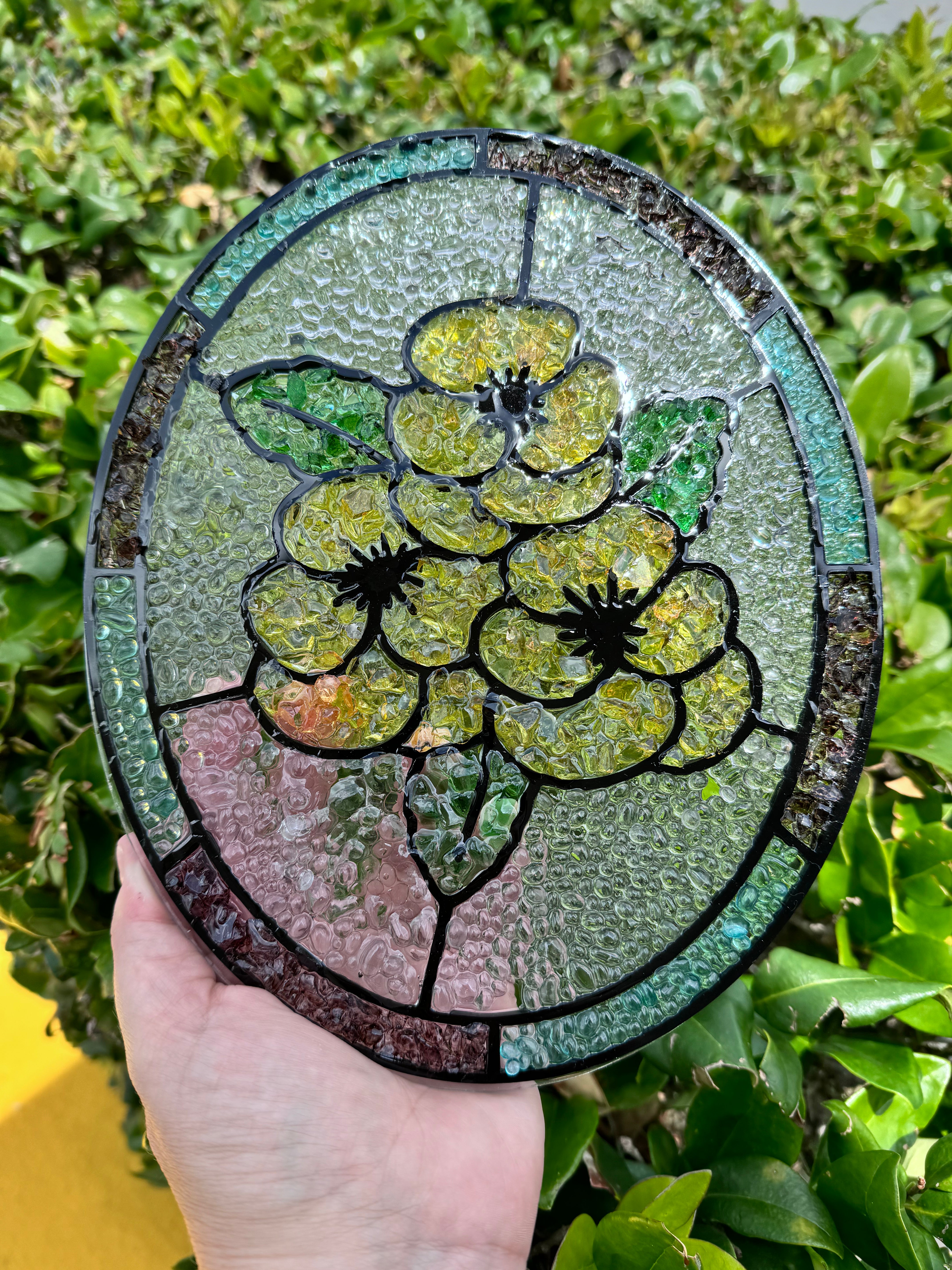 RESIN & CRUSHED GLASS-MAY 23RD,1PM