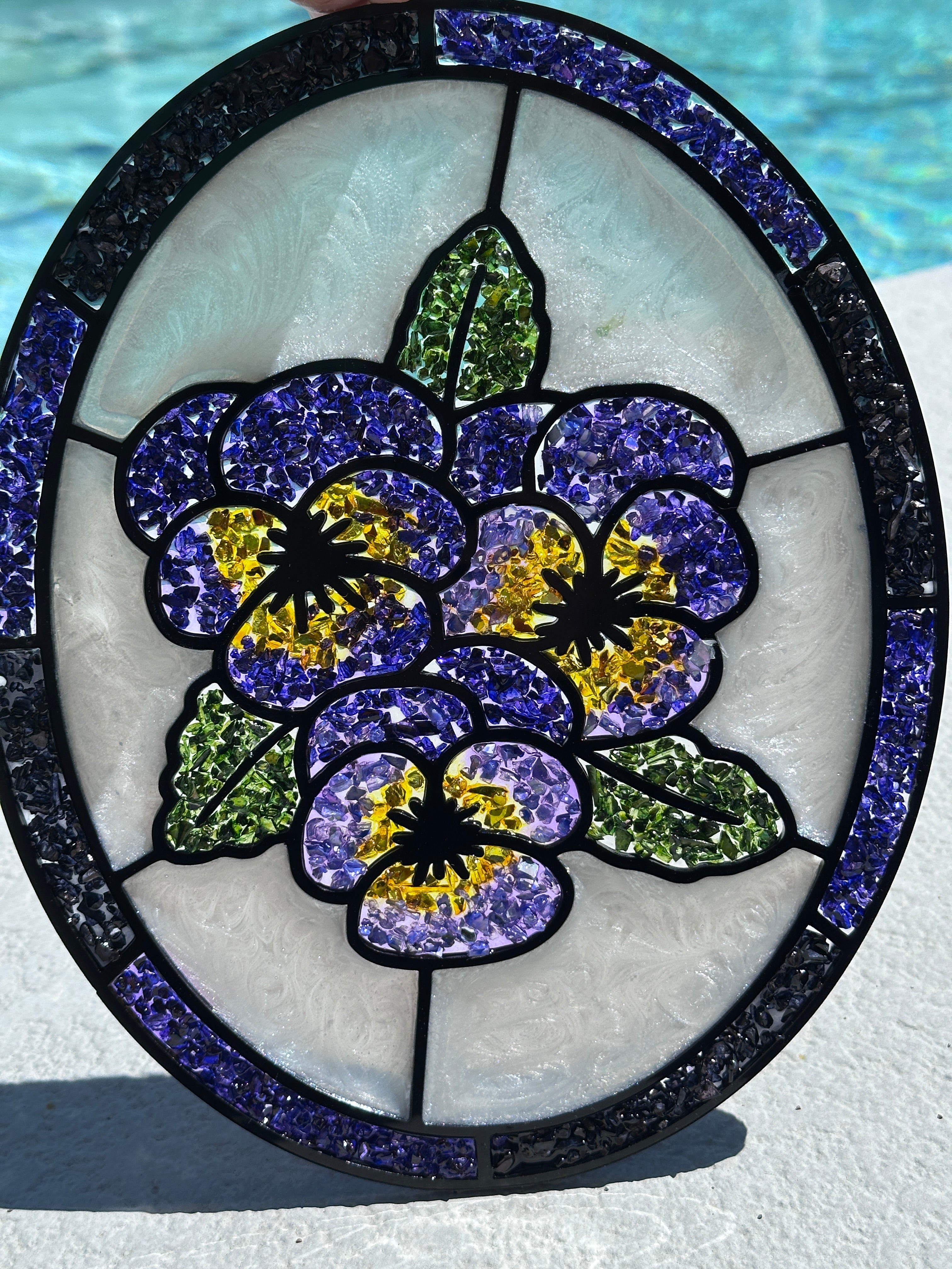 RESIN & CRUSHED GLASS-APR 26TH,11AM