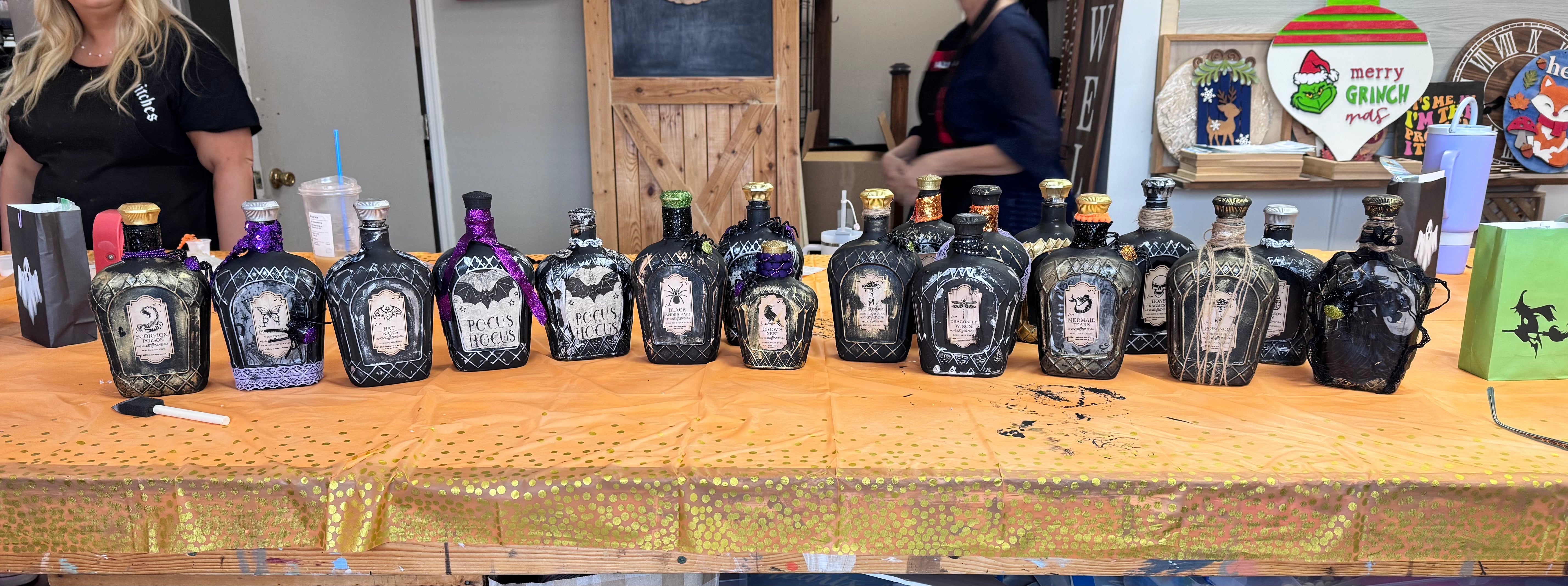 HAUNTED POTION BOTTLES