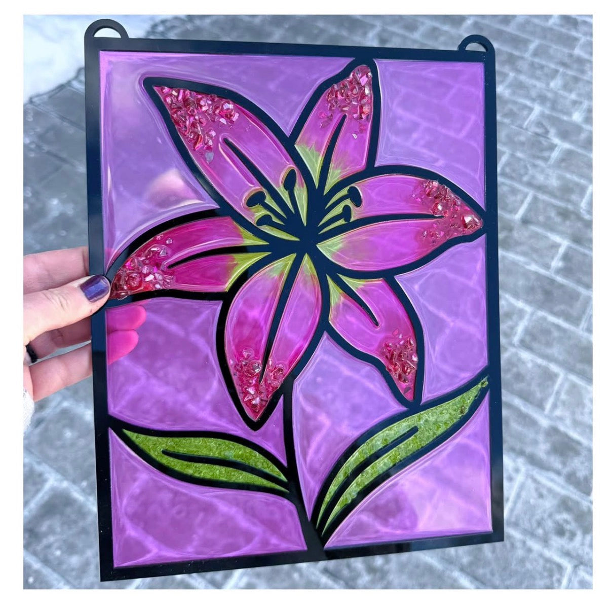 RESIN & CRUSHED GLASS ART-JUN 25TH,1PM