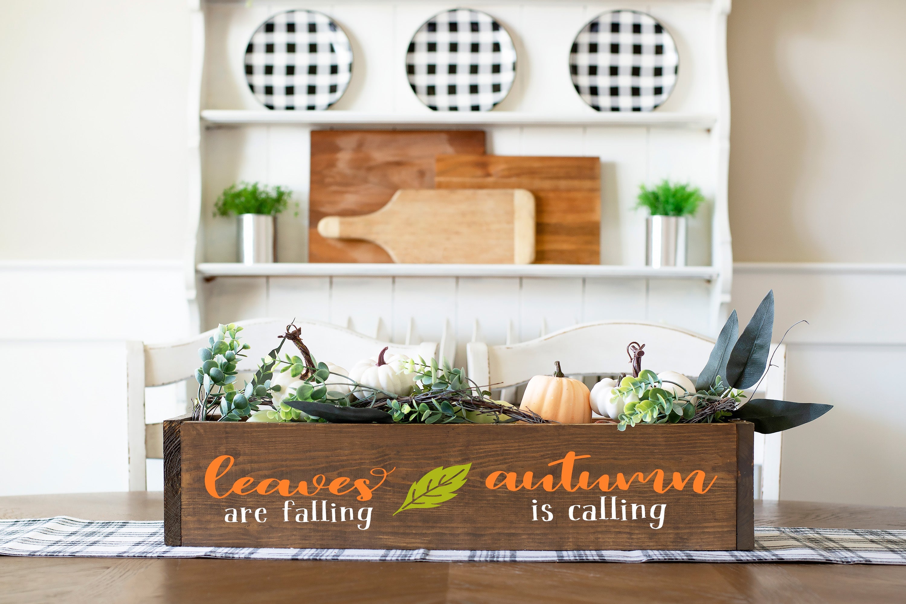 FALL CENTERPIECE BOXES WORKSHOP