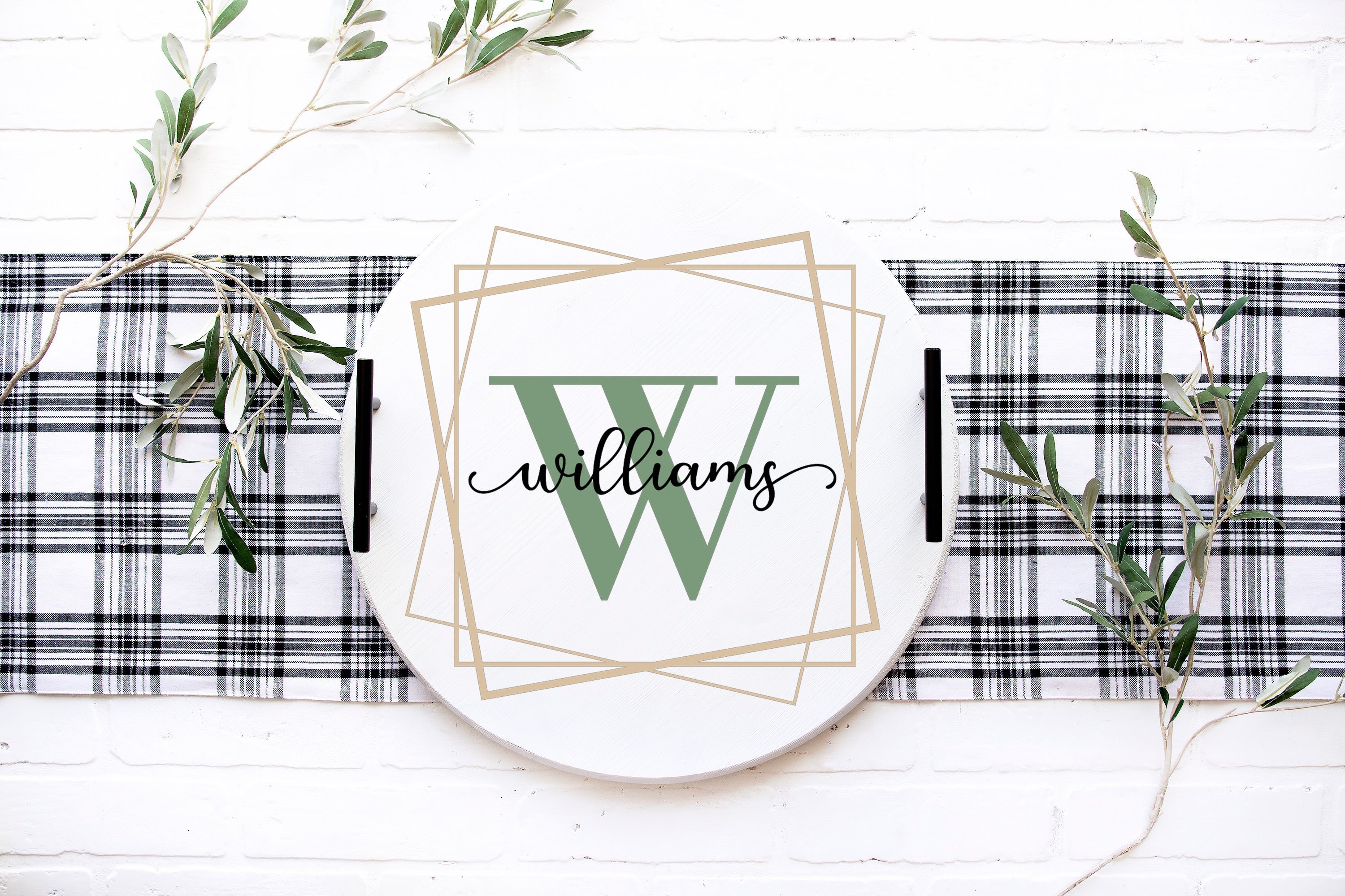 TEAM BUILDING PERSONALIZED ROUND TRAYS