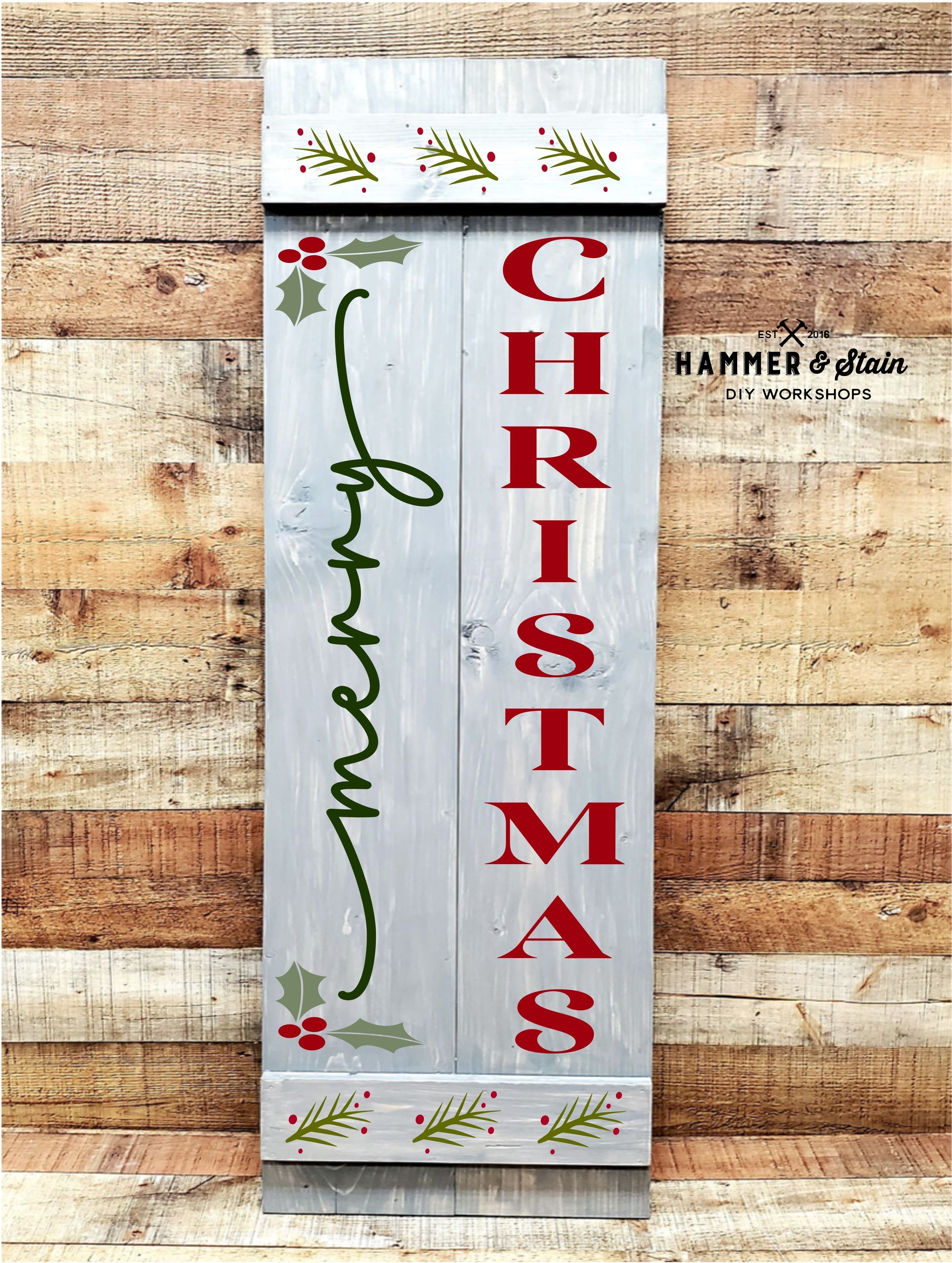 CHRISTMAS HOME SHUTTERS WORKSHOP