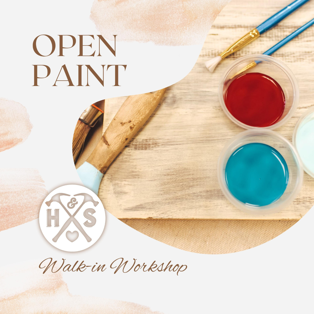 OPEN PAINT STUDIO-OCT 29TH,  1PM-4PM