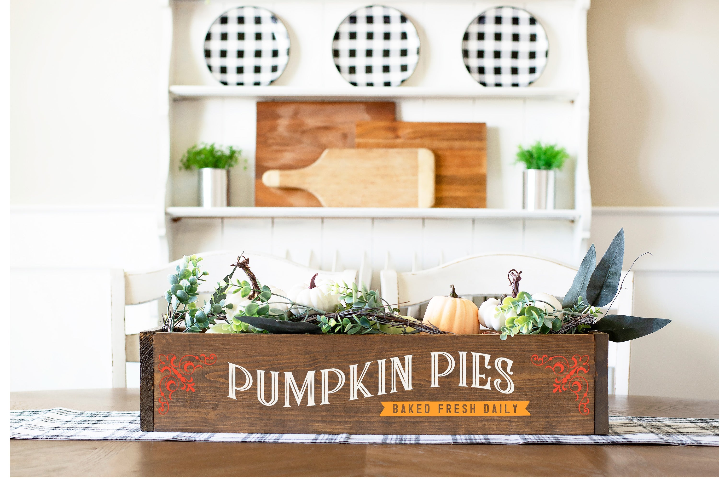 FALL CENTERPIECE BOXES WORKSHOP