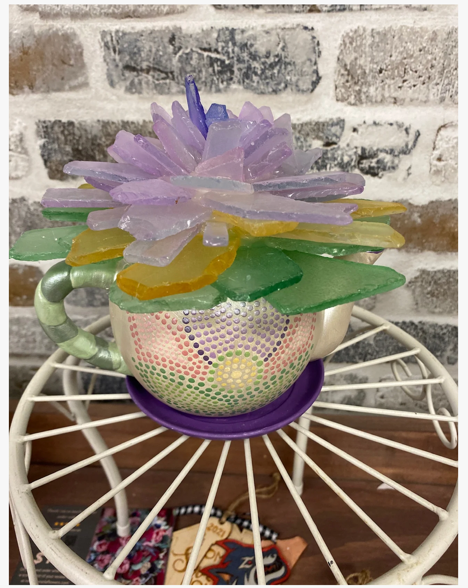 TEA PARTY & GLASS WORKSHOP-MAY 3RD,10AM