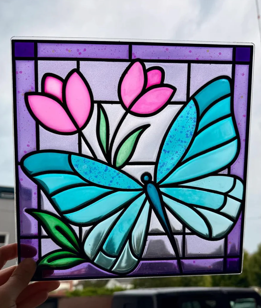 FAUX STAIN GLASS-SEPT 25TH,6PM