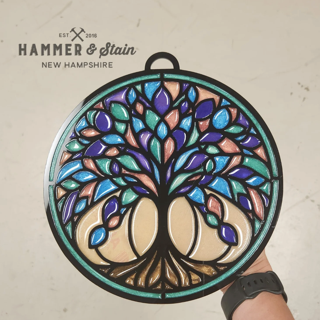 FAUX STAIN GLASS-SEPT 25TH,6PM