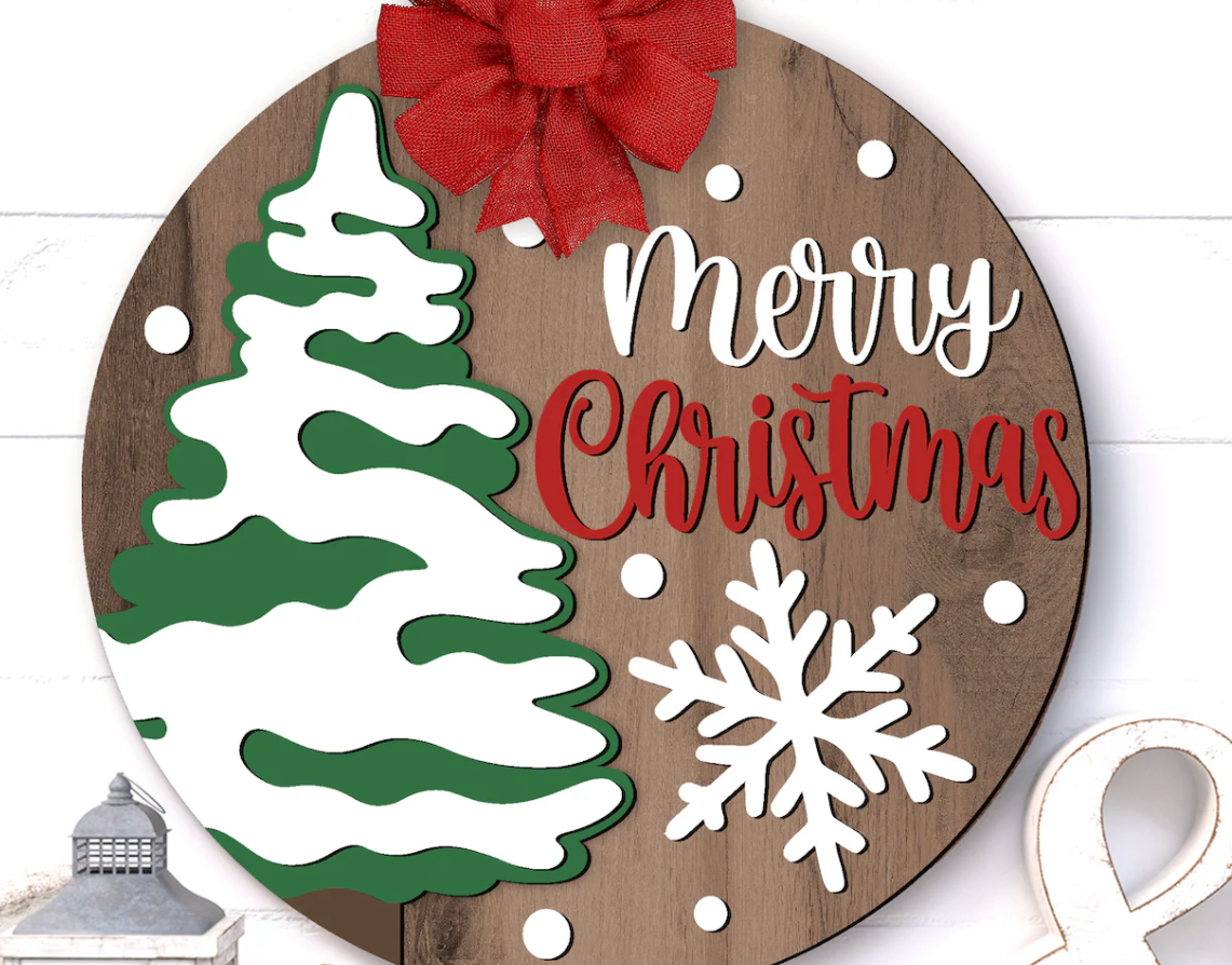 HOLIDAY DOOR HANGERS AND ROUNDS WORKSHOP