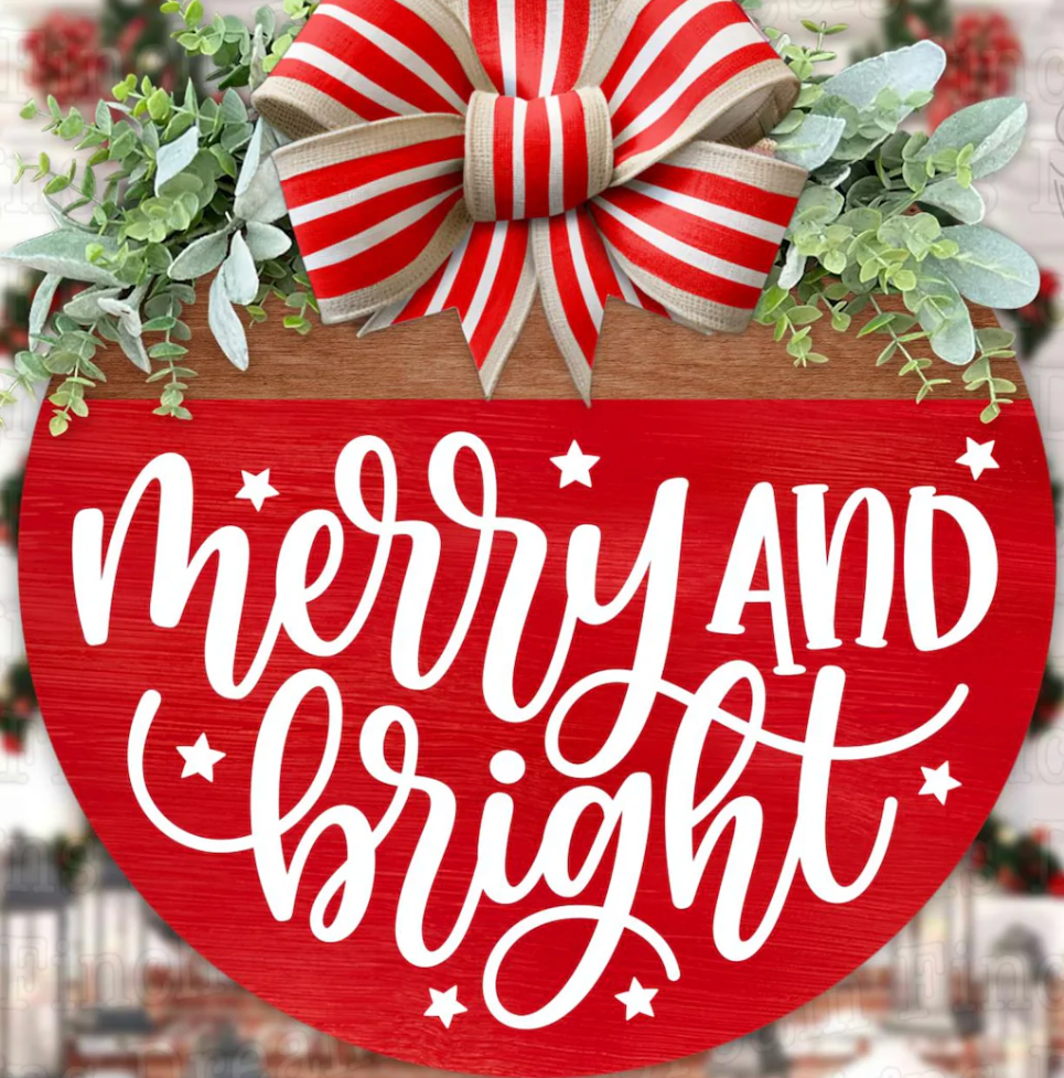 HOLIDAY DOOR HANGERS AND ROUNDS WORKSHOP