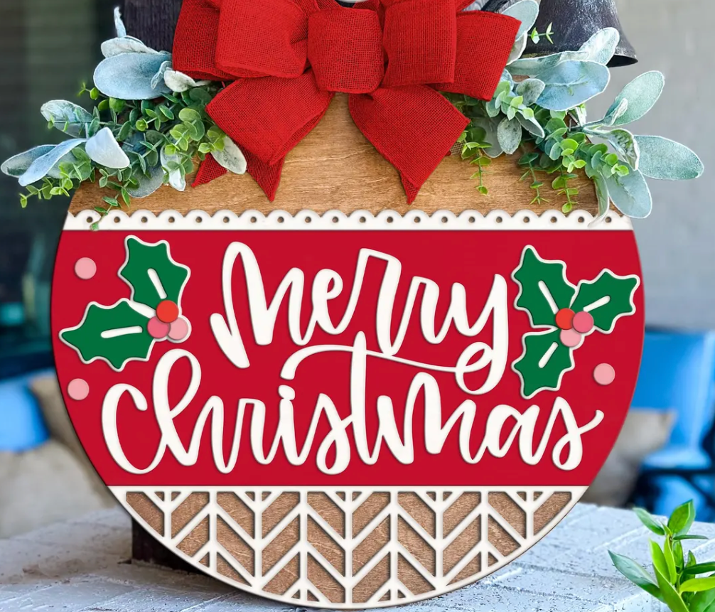 HOLIDAY DOOR HANGERS AND ROUNDS WORKSHOP