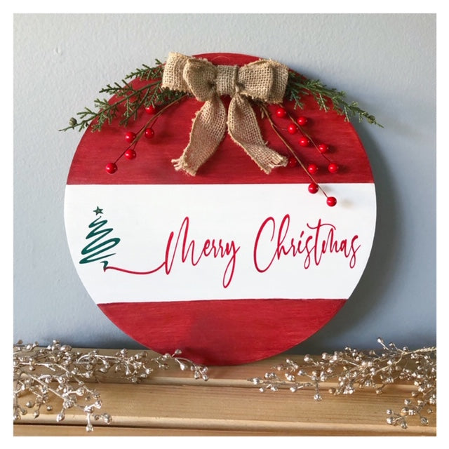HOLIDAY DOOR HANGERS AND ROUNDS WORKSHOP