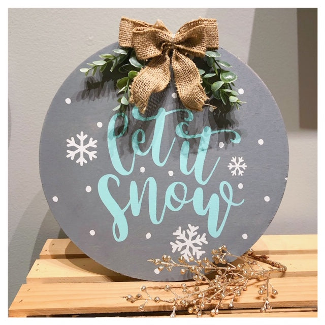 HOLIDAY DOOR HANGERS AND ROUNDS WORKSHOP